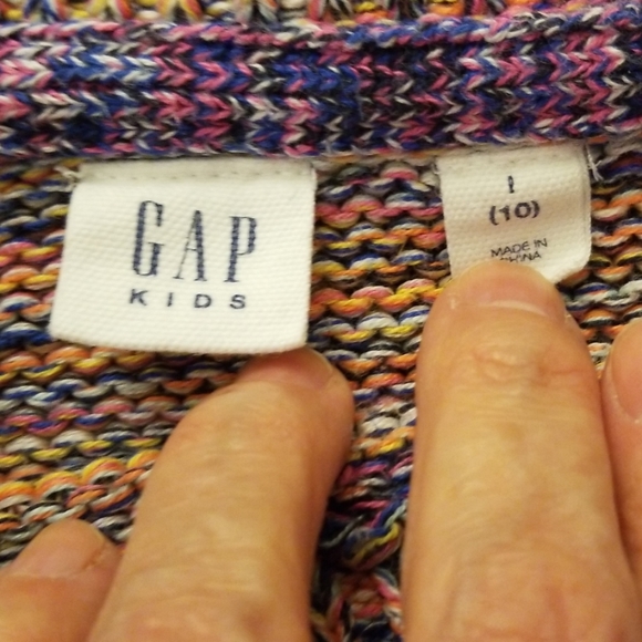⛔️SOLD⛔️Gap multi colored pink sweater - Picture 3 of 3